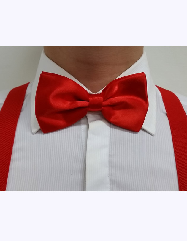 Bow Tie in Chilli Red